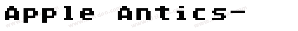 Apple Antics字体转换